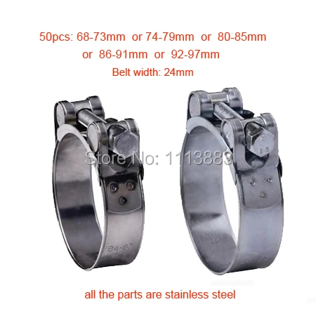 Унитарные зажимы для силовых труб из нержавеющей стали Т-образные болта |