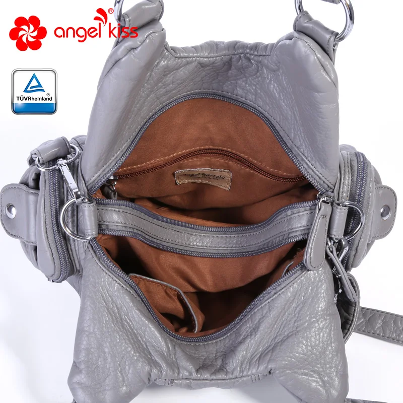 Кожаные сумки Angels kiss из мягкой искусственной кожи Женская Повседневная Сумка