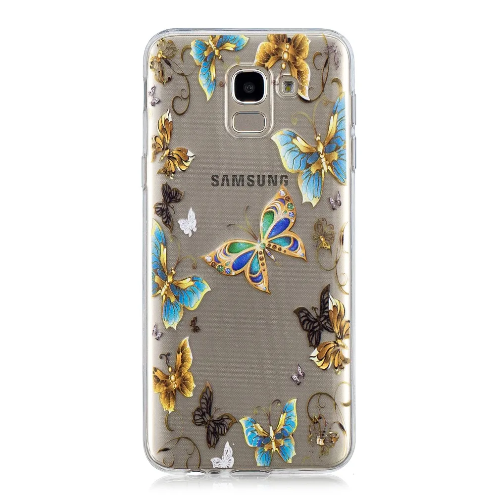 Чехол для samsung Galaxy J6 J4 J8 J7 J3 J2 Pro 2018 чехол мягкий из ТПУ с принтом &quotдля A3 A5 2017 A6 A8 S7 S8