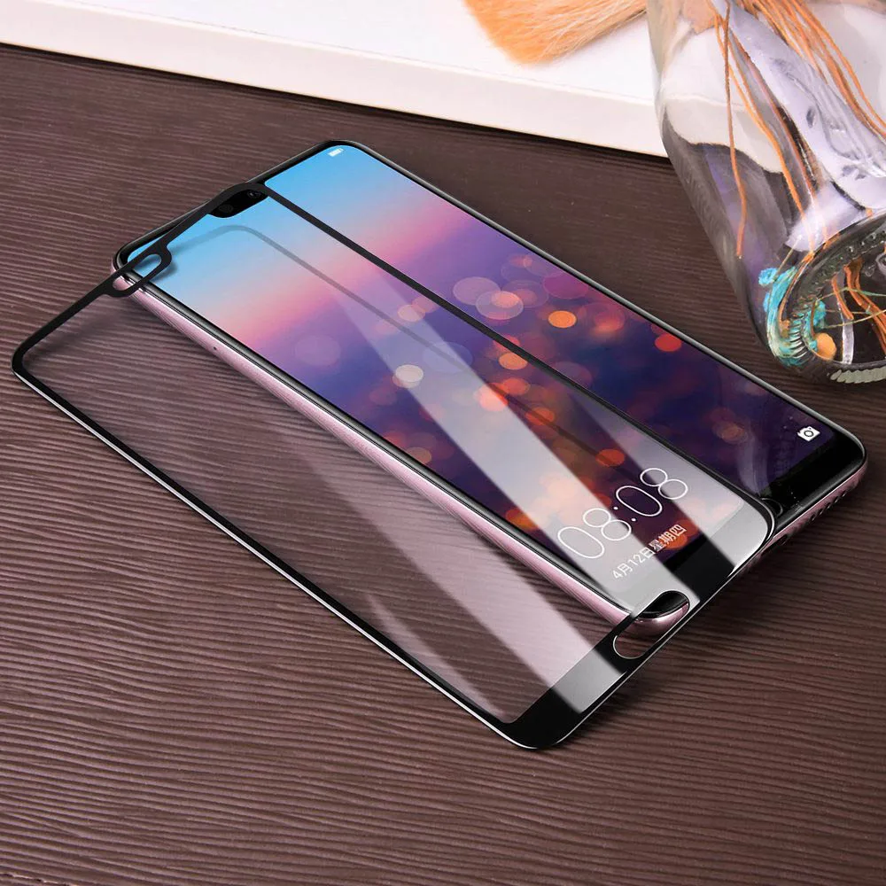 5D полное покрытие стекло для Huawei P20 Lite закаленное P10 Pro с круглыми краями Защитная