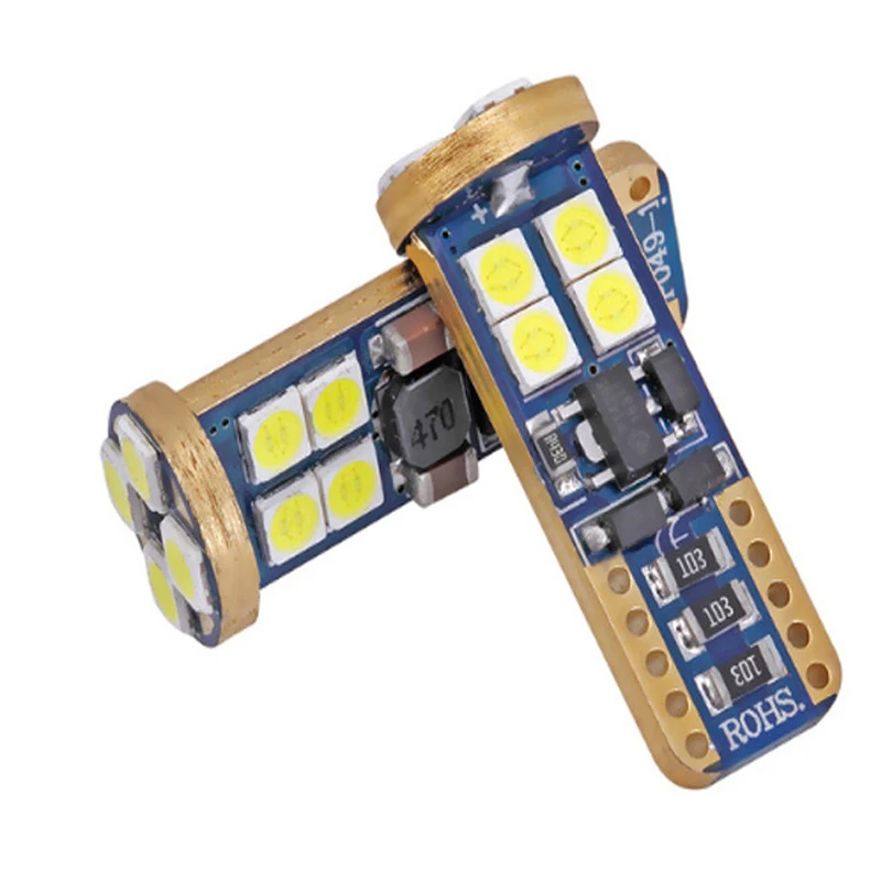 Светодиодная автомобильная лампа T10 168 Canbus 2 шт. 194 W5W 12SMD 3030 чипсет светодиодные