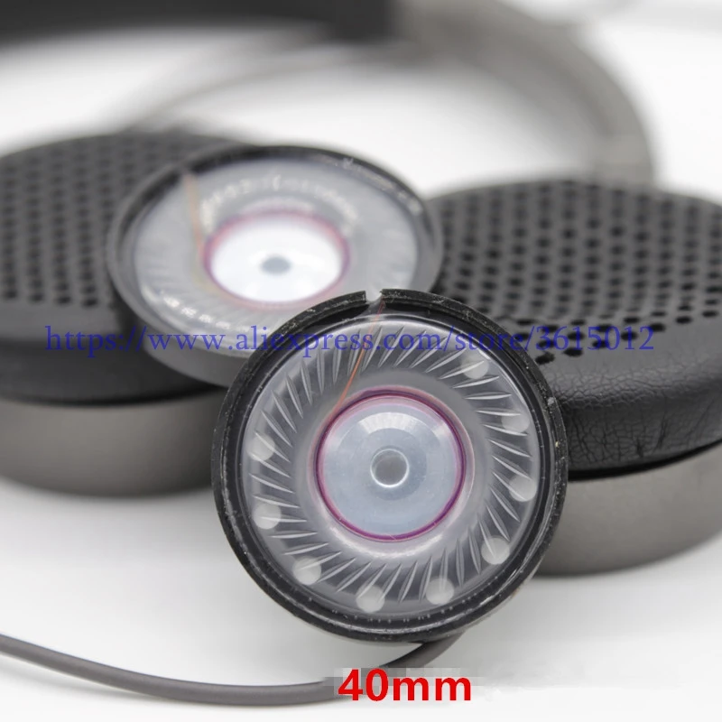 10pcs/lot HIFI Mid Bass Speakers Repair Parts 40mm Headphone Speaker Unit Neodymium Headset Driver 112db For Headphones | Электроника