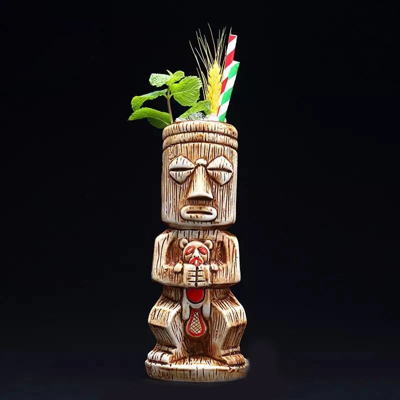 2019 Tiki кружка Гавайский 480 мл молочный чай Коктейльная чашка для пива напитков