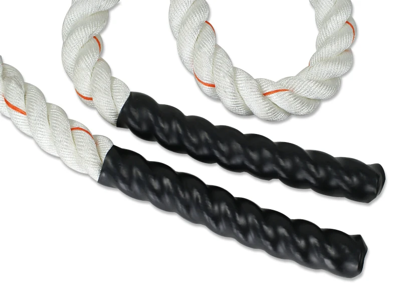 good price white 1.5*40ft Poly Dacron Battle Rope Workout Training Undulation US | Спорт и развлечения