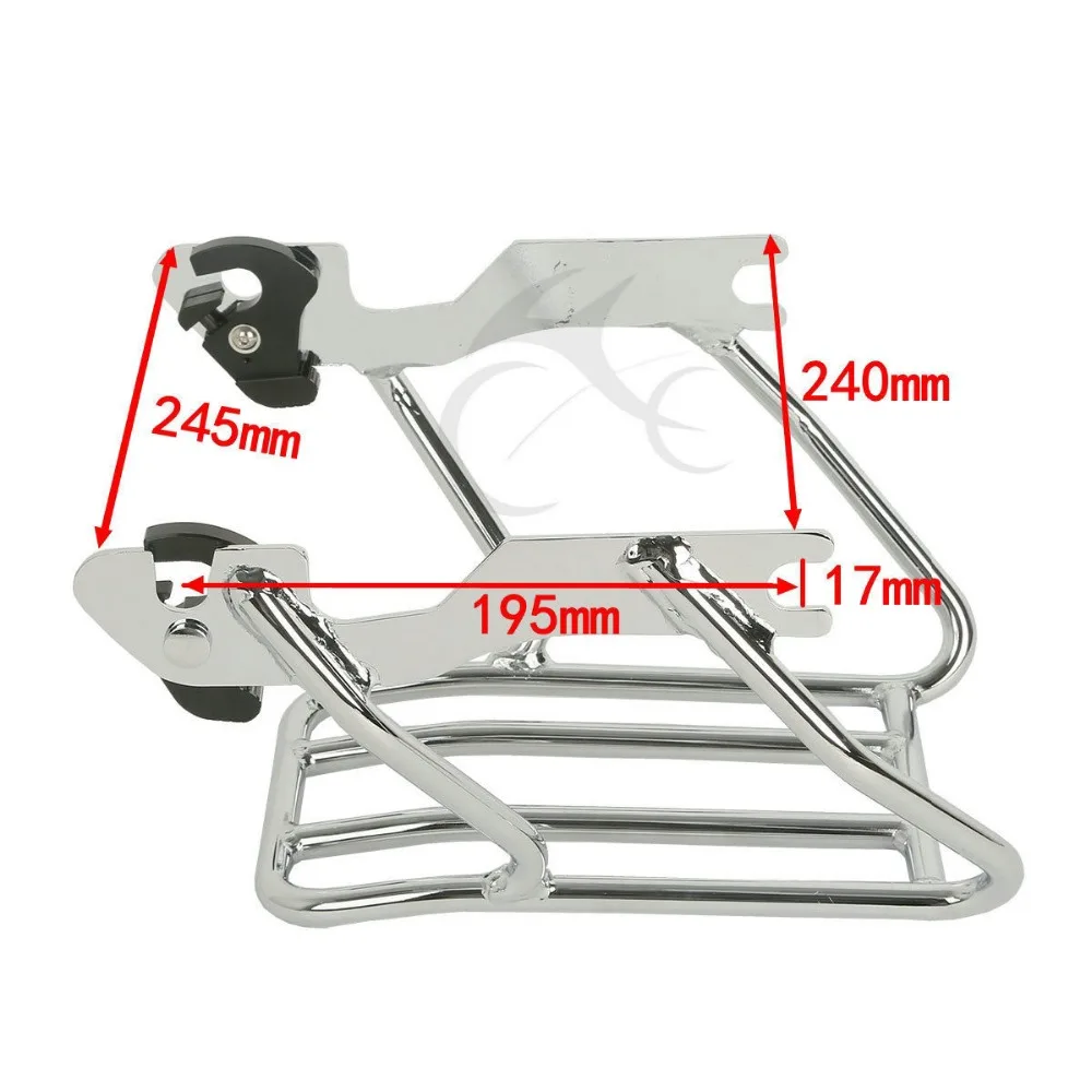 Мотоцикл Detachables багаж Solo Rack для Harley Sportster Custom XL1200 Sport 883 XLH883 Deluxe 1994-2003 | Автомобили и