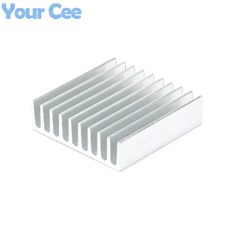 10 шт. радиатор охлаждения плавник алюминиевый кулер для IC чип LED 35*35*10 мм 35x35x10мм|10