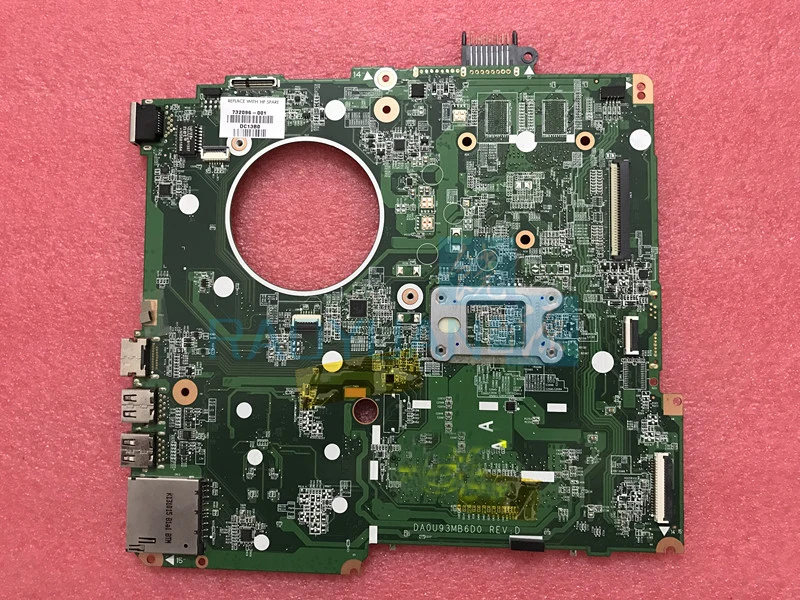 734827-501 734827-001 For Hp TOUCHSMART 15T-N 15-N A6-5200M SERIES laptop motherboard DA0U93MB6D0 REV:D Tested Without Battery | Компьютеры