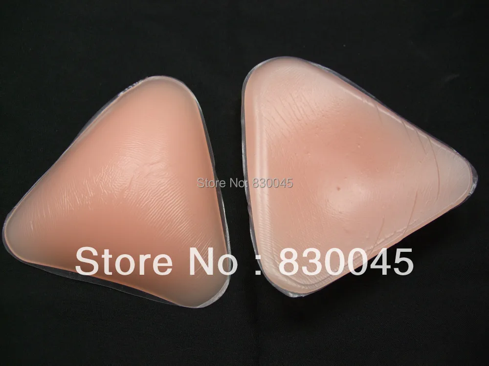 100% силиконовый Новый треугольный бюстгальтер Вставка колодки с красивой