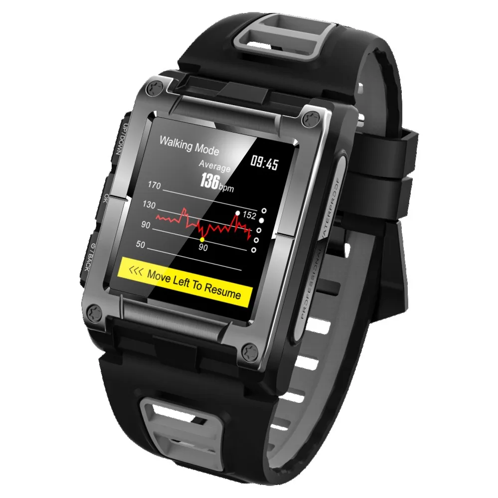 gray. G08 gps часы компас наручные часы Bluetooth IP68 Водонепроницаемый сердечного ритма мужчины мульти-Спорт Смарт часы Фитнес трек - Цвет: gray.