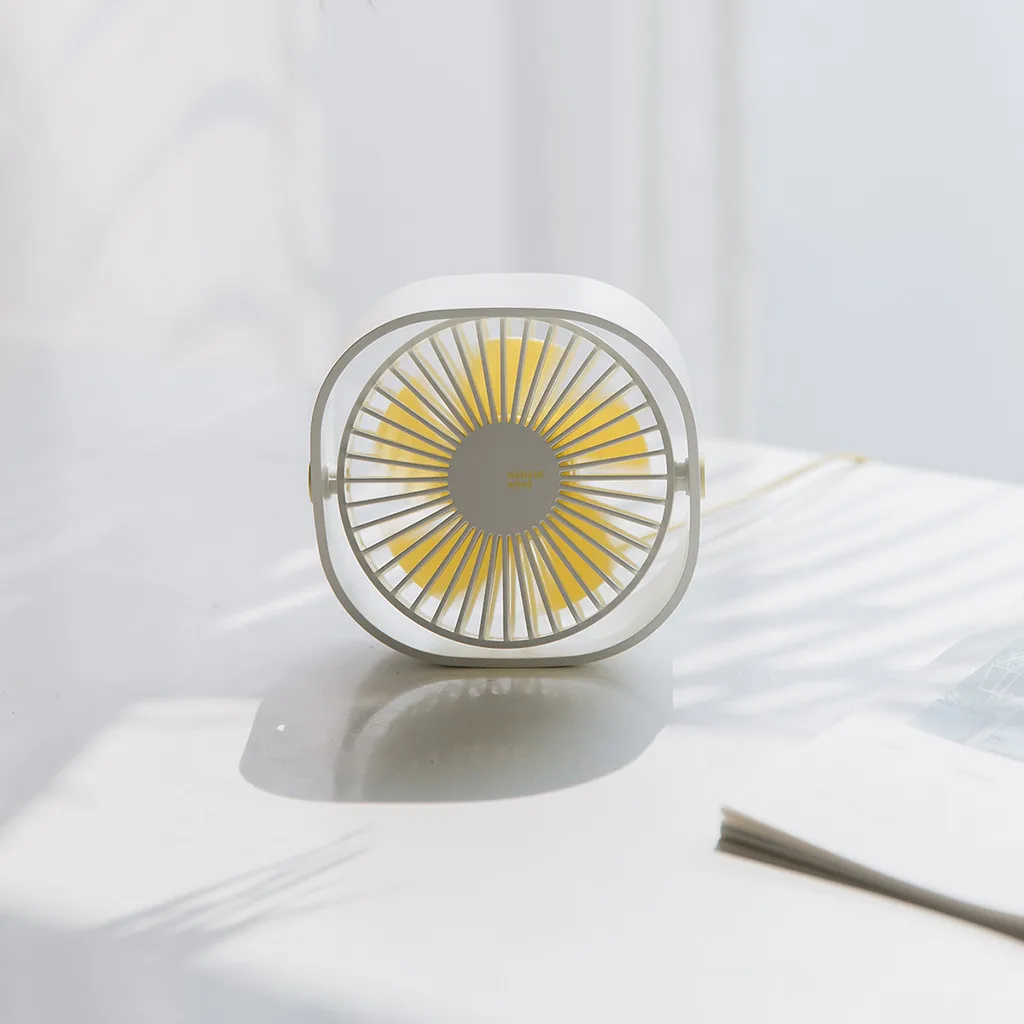 CARPRIE мини-вентилятор Usb Портативный мини-usb вентилятор Настольный вентилятор с питанием от Usb высокое качество мини электрический тихий Управление 3-Скорость ветра регулируется