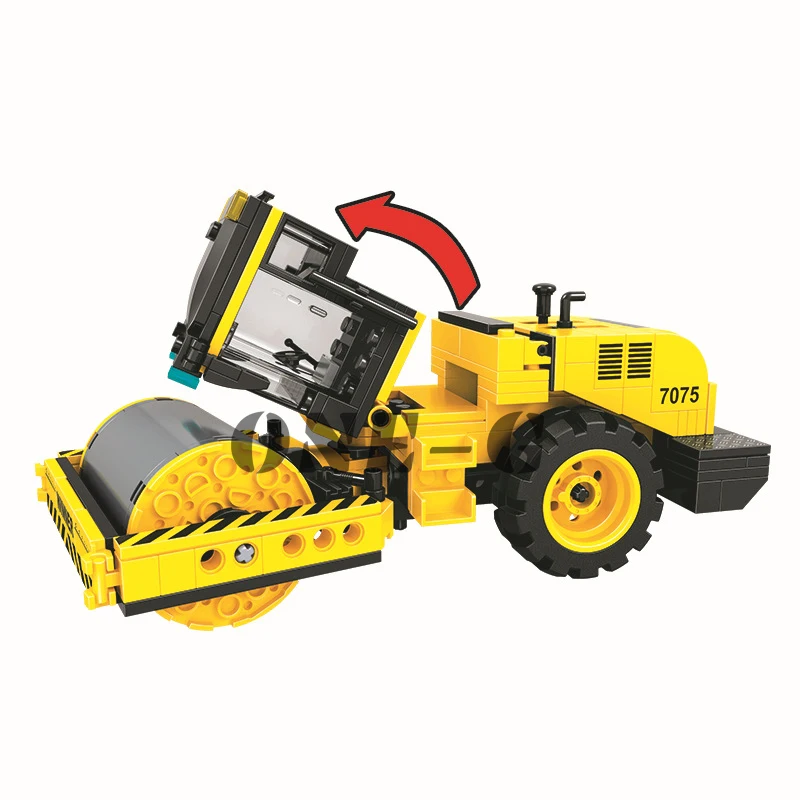 Совместимость с legoingly строительные блоки 7075 311 шт кирпичи городская Инженерная