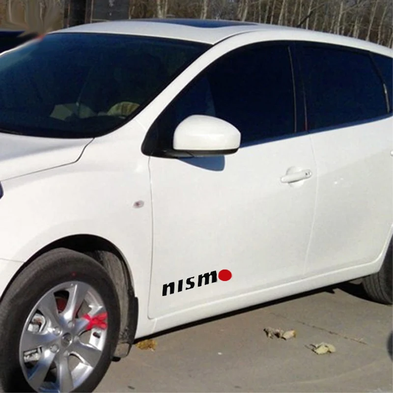 2 шт. nismo боковые зеркала автомобиля стикер внешней отделки Стикеры для Nissan Tiida Sunny