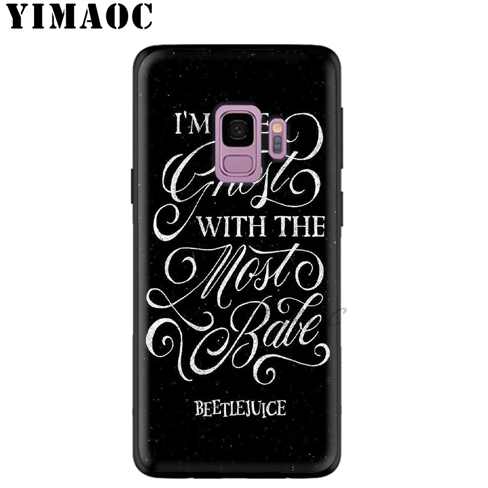 Мягкий силиконовый чехол YIMAOC Beetlejuice для Samsung Galaxy S10 S10e S9 S8 Plus S7 S6 Edge &amp J6 |
