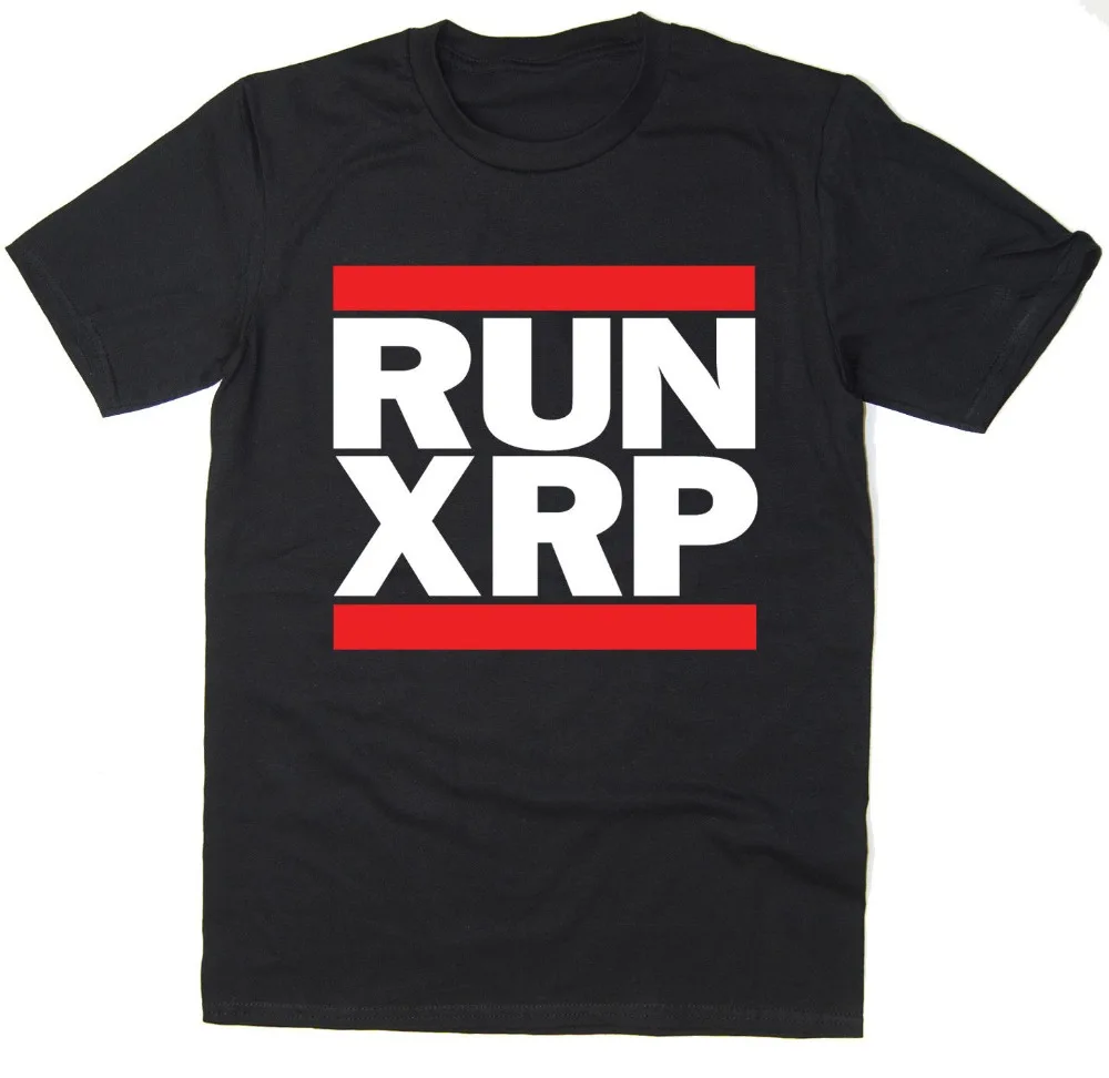 Футболка Runner XRP-Ripple-Run Dmc Биткоин-Майнер для криптовалюты 2019 последняя мужская