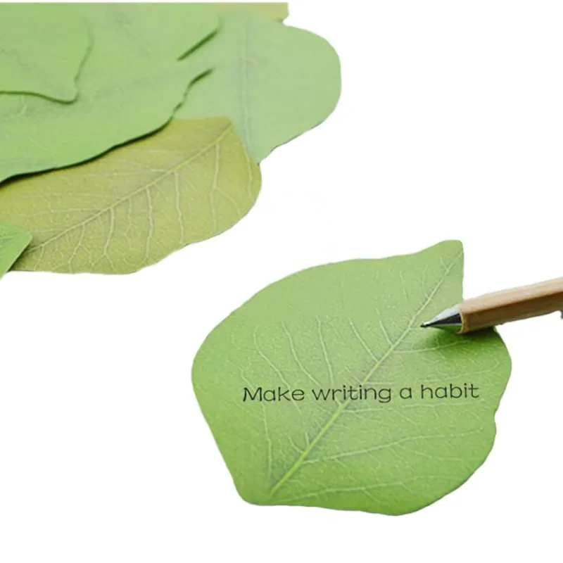 50 Pieces Simulation Leaves Note Paper Convenience Stickers DIY Write Message Greeting Card Tools Party Gift Bedroom Decor |