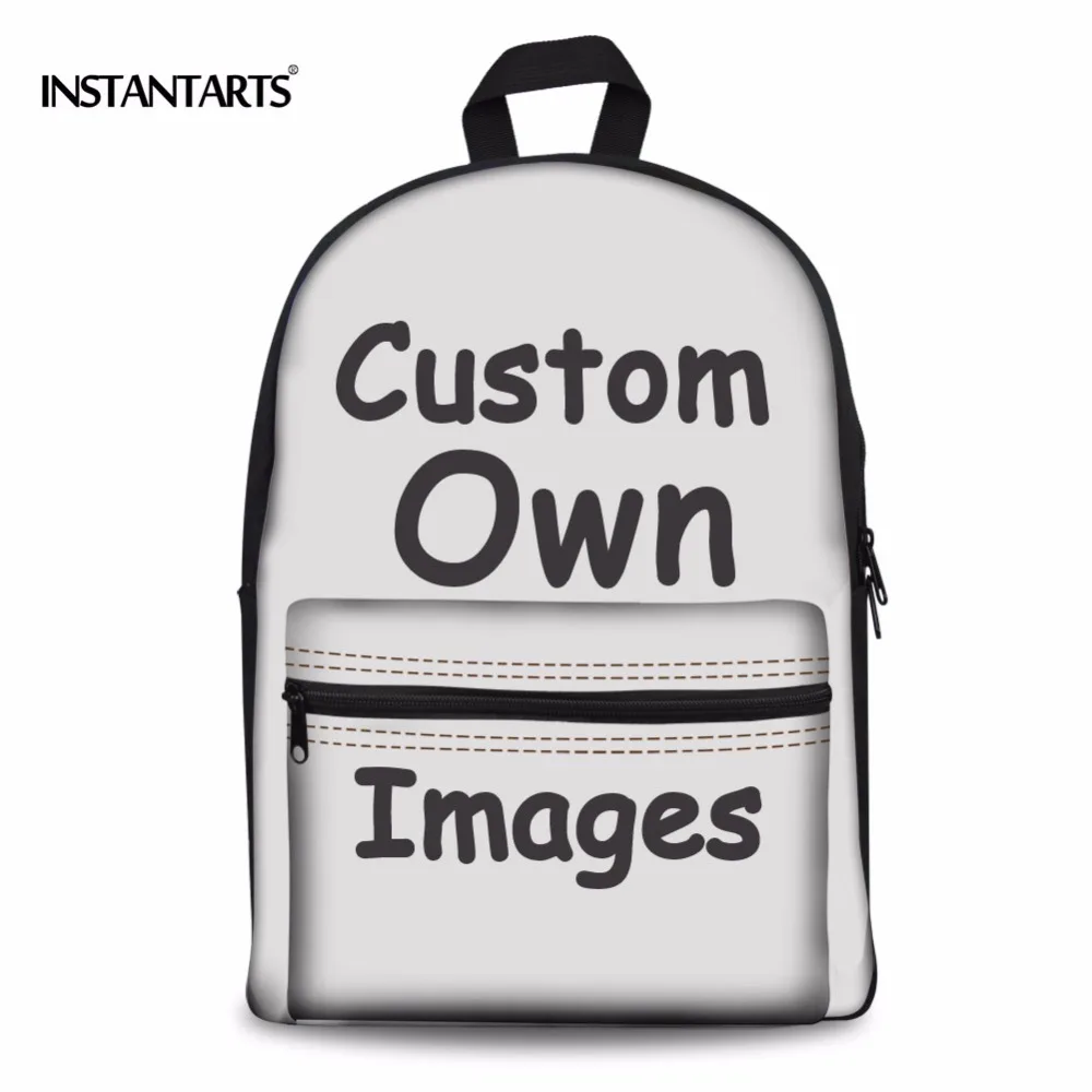 Рюкзаки для мальчиков INSTANTARTS с вашим логотипом/изображением/фотопечатью