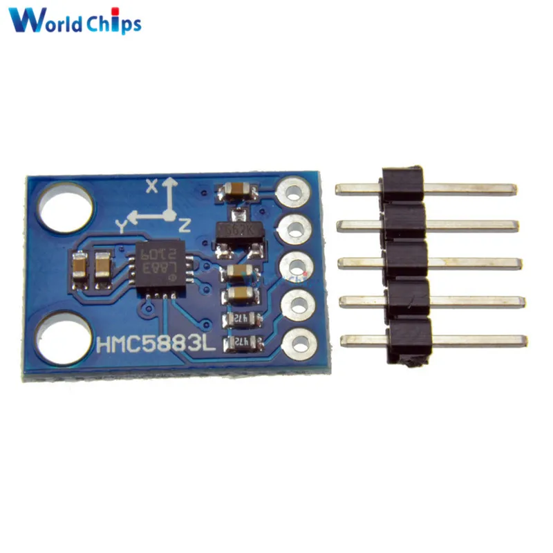 GY-273 3V-5V HMC5883L Triple Axis Compass Magnetometer Sensor Module For Arduino Three Magnetic Field | Электронные компоненты