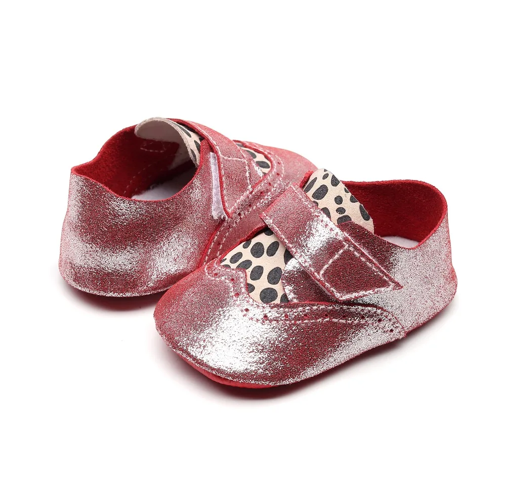 Мокасины детские из натуральной кожи стильные мягкие туфли с заплатками обувь