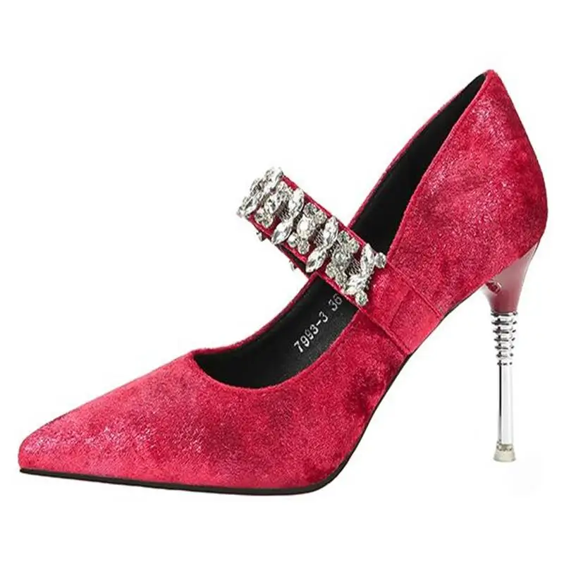 FragrantLily Spring Autumn New Women High Heels Sexy Suede Pointed Shallow Mouth Stiletto High-Quality Fashion Shoes | Обувь
