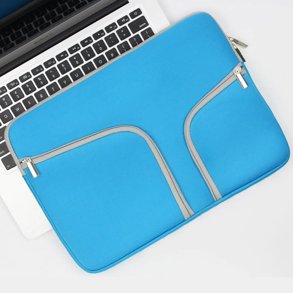 ZVRUA двойной рот сумка для ноутбука рукав чехол Macbook Pro Air Retina 11 13 15 Mac book 3 дюймов |