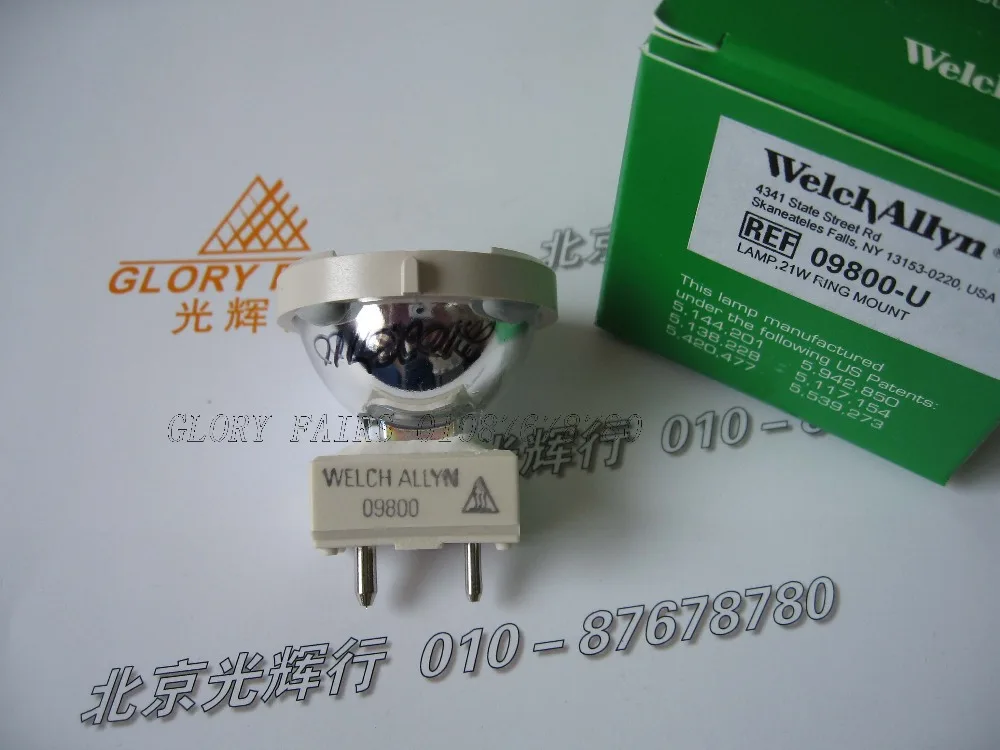 Кольцевое крепление Welch Allyn 09800 20W 21 W миниатюрная дуговая лампа Solarc WelchAllyn U фары