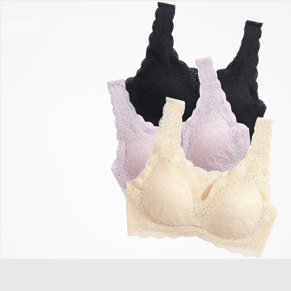 Японское кружевное сексуальное женское нижнее белье бесшовный жилет спортивный