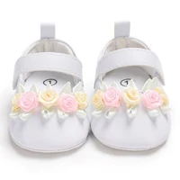 baby shoes for girls newborn toddler simple small fresh flower first walkers baby girl toddler princess pu shoes