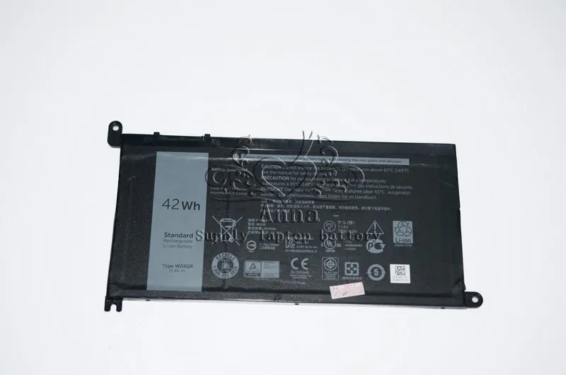 JIGU ноутбук Батарея 3CRH3 WDX0R T2JX4 WDXOR для DELL 15MF PRO-1508T для Inspiron 13 5000 5368 5378
