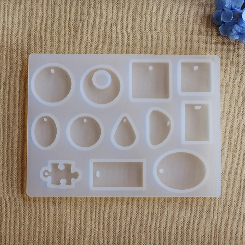 SNASAN формочка для силиконовой Подвески силиконовые формы из смолы ручной работы