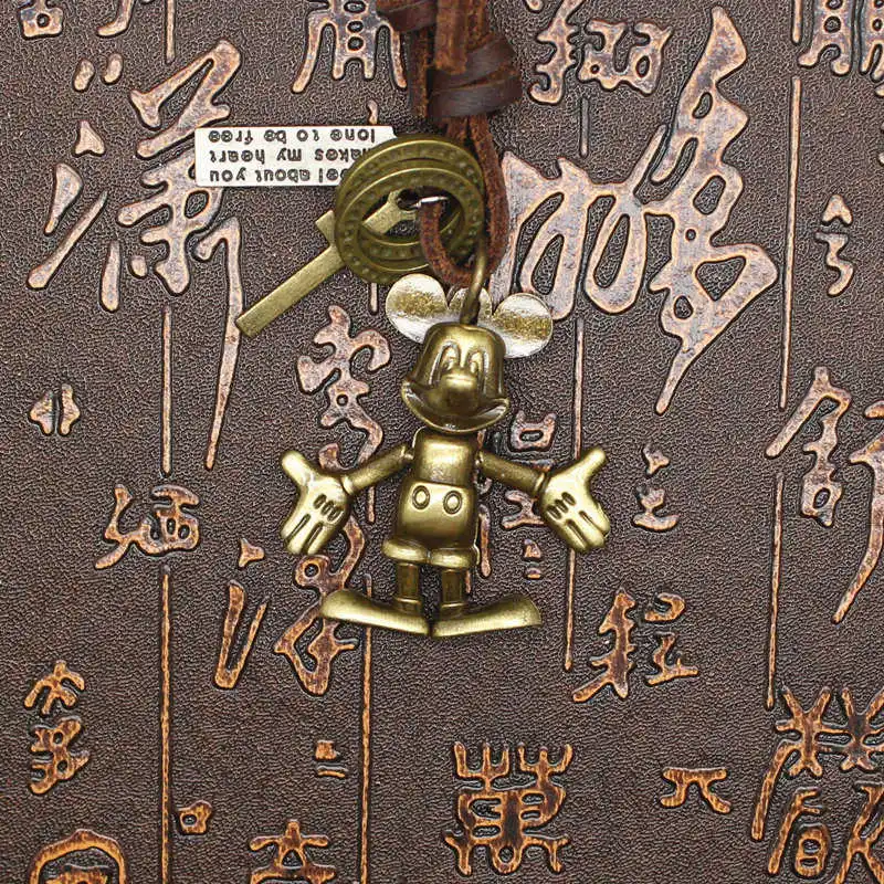 Кожаная искусственная кожа XiongHang с перьями в стиле панк винтажная Регулируемая