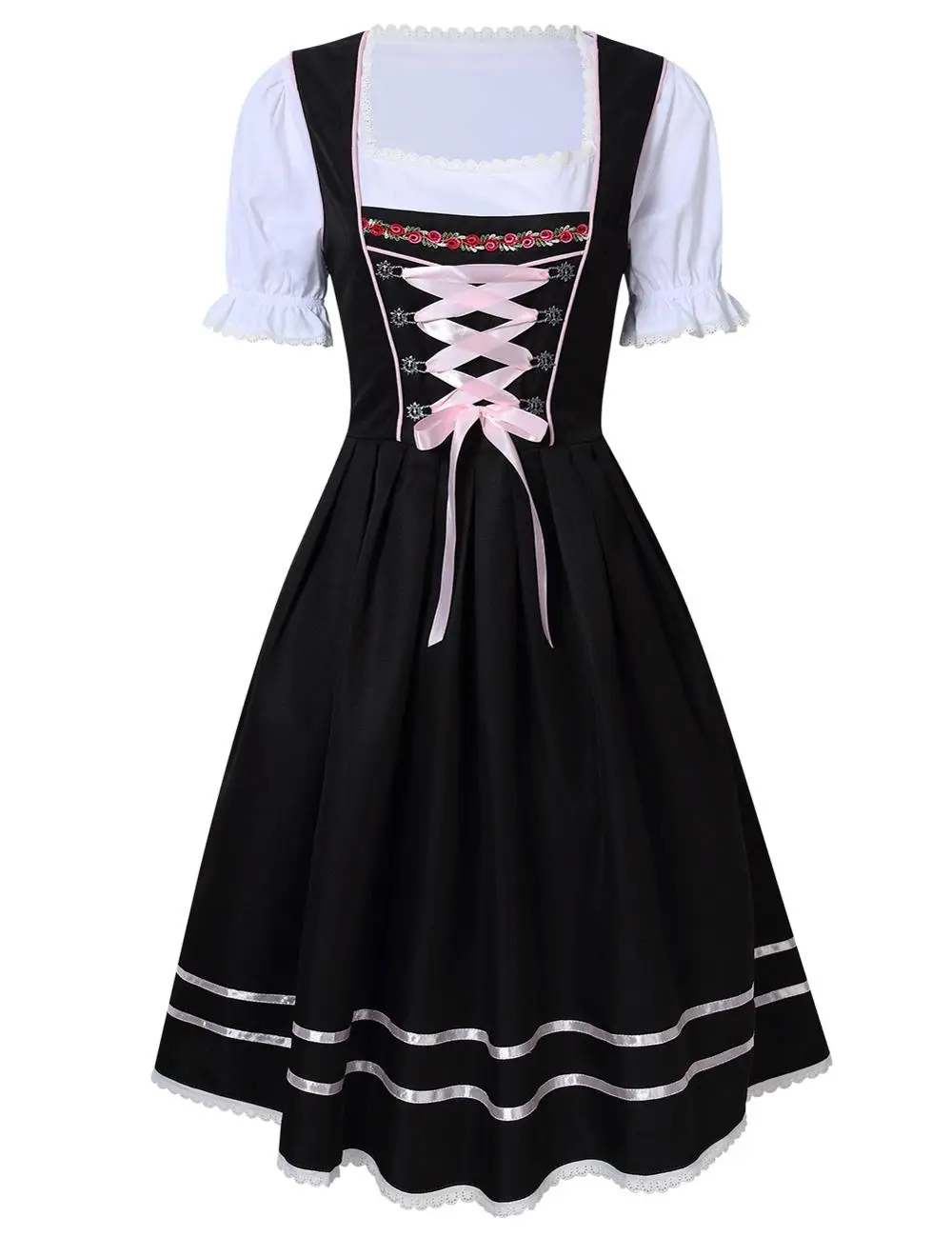 Баварское Платье Dirndl женский костюм на Октоберфест пивная горничная наряд