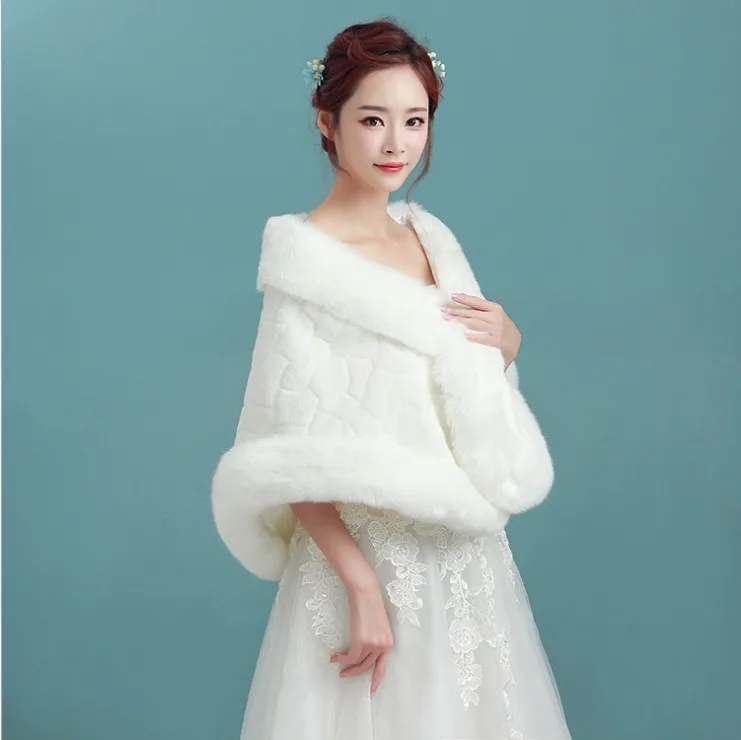 Теплое свадебное пальто из искусственного меха зимнее платье Ципао для невесты