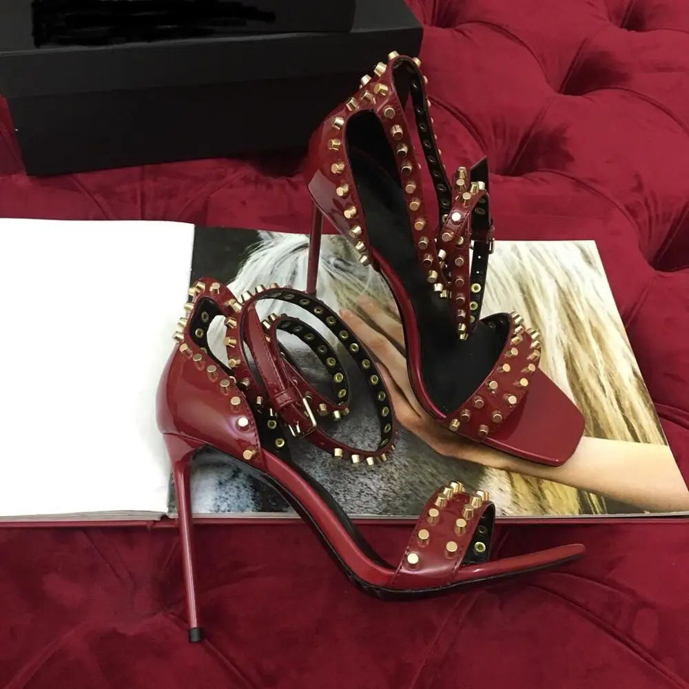 Лидер продаж женские сандалии из телячьей кожи босоножки на очень высоком тонком