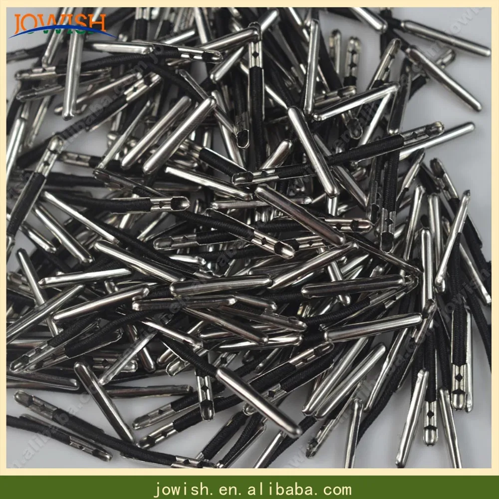 Черный/белый короткий эластичный шнур с двойными концами растягивающаяся петля