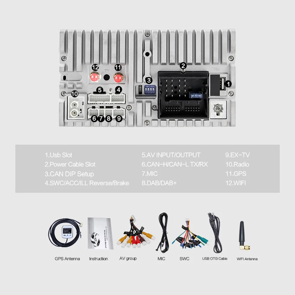 Eunavi 2 Din Android 9 0 автомобильный DVD плеер аудио радио GPS навигация для VW GOLF 6 Polo Bora JETTA B6