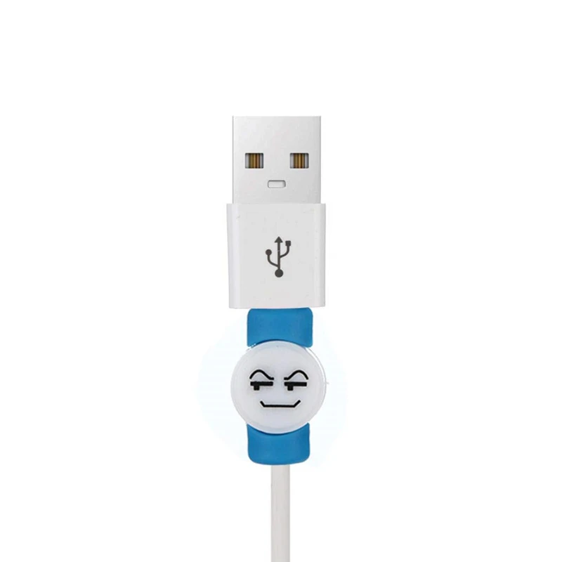 Мультяшный кабель протектор для передачи данных Usb зарядное устройство