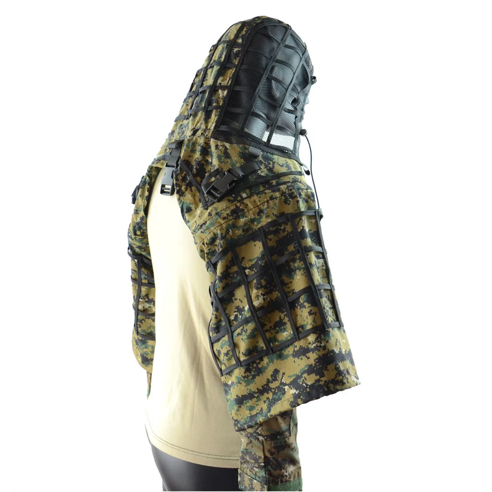 Охота Ghillie костюм основа из ткани Рипстоп камуфляж тактическая верхняя одежда для снайпера Viper капюшоны сp MultiCam/Лесной
