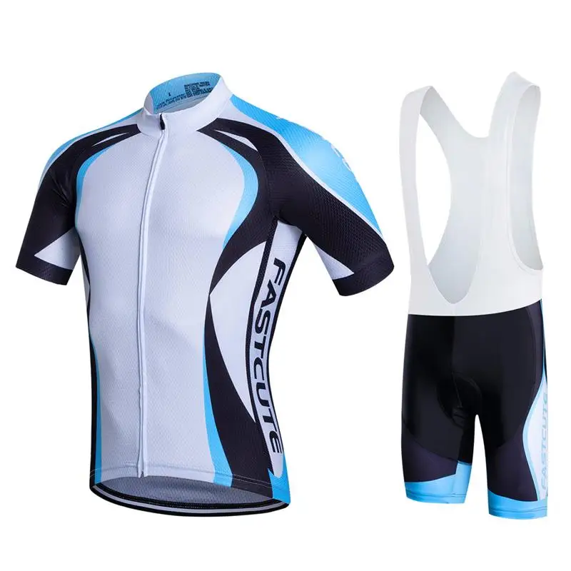 FASTCUTE Custom Design Cycling Clothes Ciclismo Roupa Maillot Short Sleeve Summer Men/ Women Jersey Bib Shorts Set Padd | Спорт и