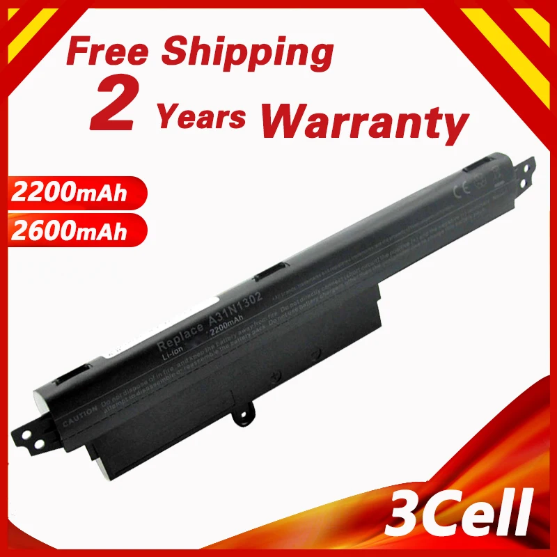 Golooloo 2200mAh 11 1 v Аккумулятор для ноутбука Asus VivoBook A31LM9H X200M X200MA X200CA X200LA A31N1302 R202CA