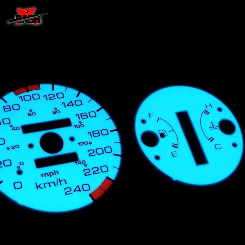 Тире EL свечение Калибр для Civic 2000 Авто Трансмиссия SRS полное свечение синий зеленый обмен