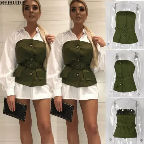 Летняя Модная женская сексуальная майка без рукавов новейший крутой стиль