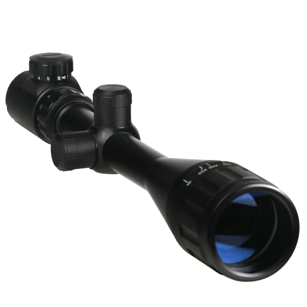 Прицел для охотничьей стрельбы BIJIA 6 24X50AOEG 1/4 MOA 25 4 мм 1 дюйм трубчатый прицел с 11