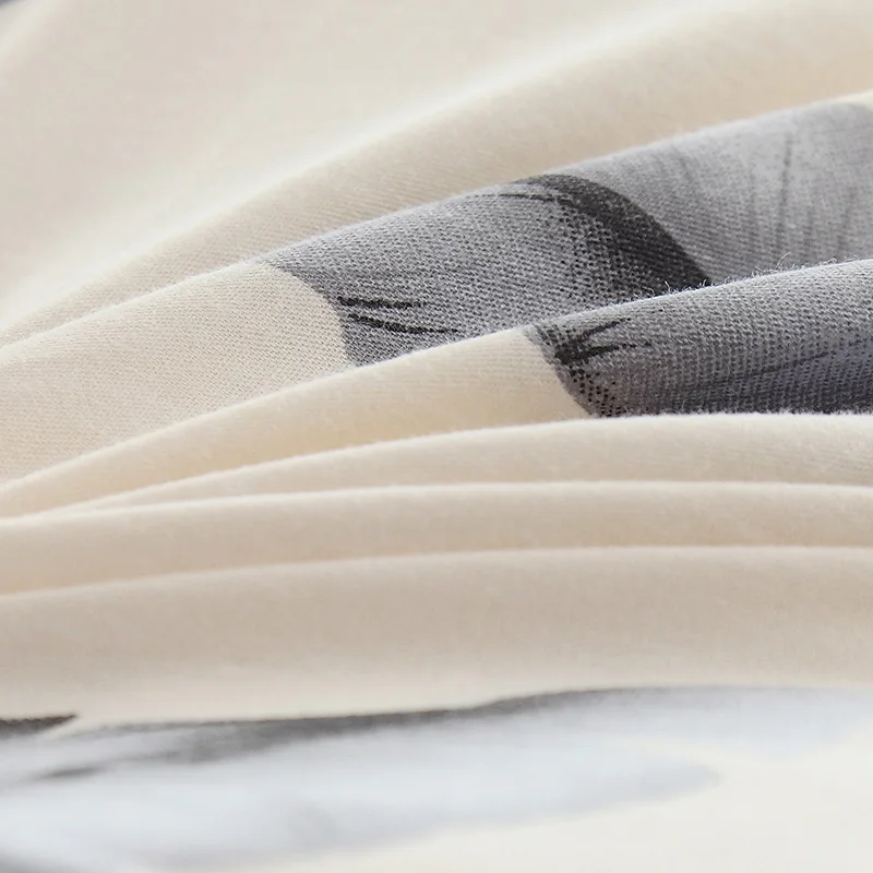 Листья пододеяльник комплекты эластичные простыня наволочка 100% хлопок Мода