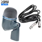 Профессиональный проводной микрофон для ударных инструментов BETA 52A, BETA52A, для сценического диджея, микшера, ударного звука, усилителя басов