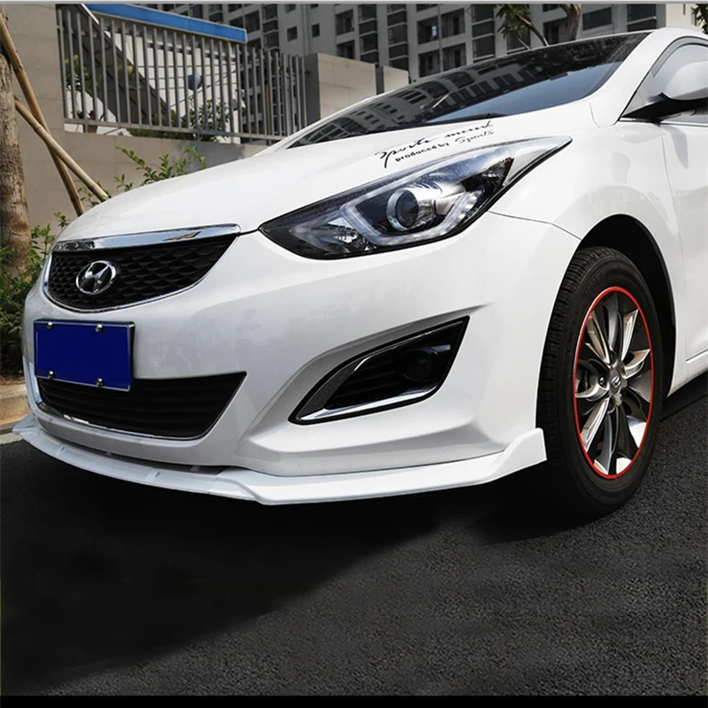 Для Hyundai Elantra передний спойлер ABS бампер диффузор защитные бамперы для комплект
