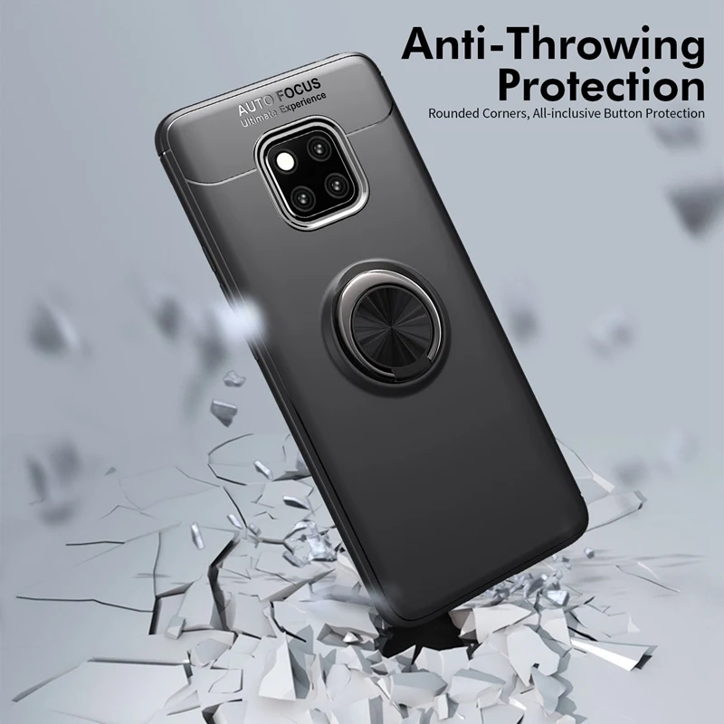 Магнитный адсорбционный ПК Kitchstand жесткий чехол для huawei mate 20 Pro Чехол с кольцом