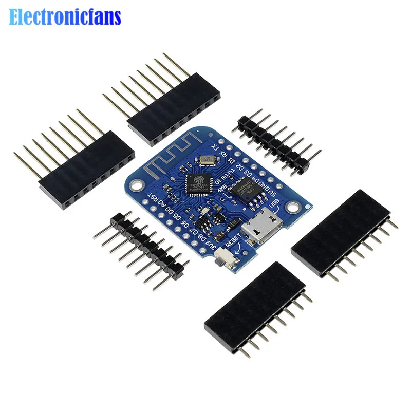 Плата для разработки беспроводного Интернета вещей, ESP8266 CH340 CH340G, 4 Мб, Wemos D1 Mini V3.0 V3.0.0, Wi-Fi, модуль для Arduino Nodemcu