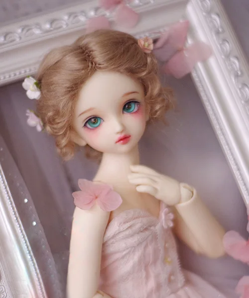 Парики для кукол BJD с молочным чаем коричневыми Updo мохеровые 1/3 1/4 1/6 DD SD MSD YOSD