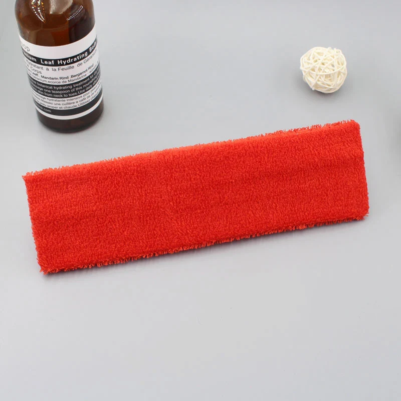 Оголовье Sweatband головные повязки для йоги спортивные Налобные повязки для Для мужчин Для женщин детей эластичные повязки для баскетбола тренажерный зал на свежем воздухе - Цвет: Красный