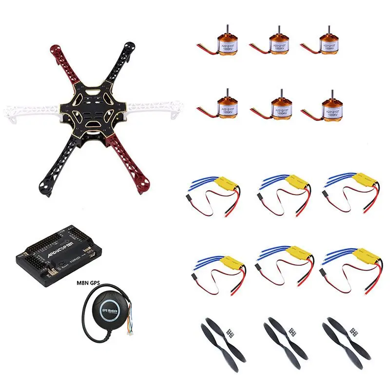 S550 четыре оси частей diy аксессуары беспилотный 2212 1000kv бесщеточный силовой костюм